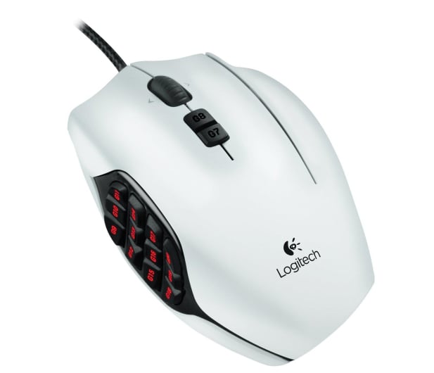 Logitech G600 MMO Gaming Mouse biała - 81876 - zdjęcie 3